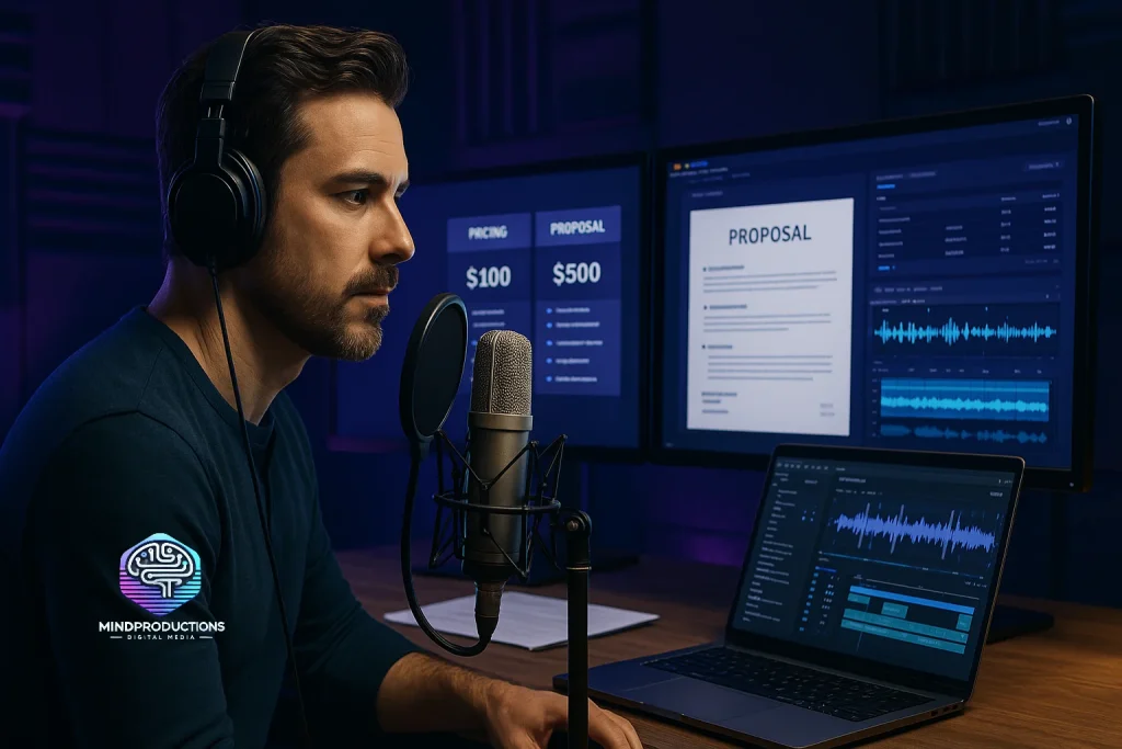 22. Quanto cobrar por um serviço de locução profissional?